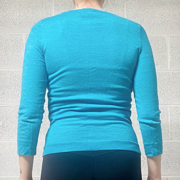 The Limited Wool and Acrylic 3/4 Length Sleeve Casual Dress Top Size S - Picture 2 of 7